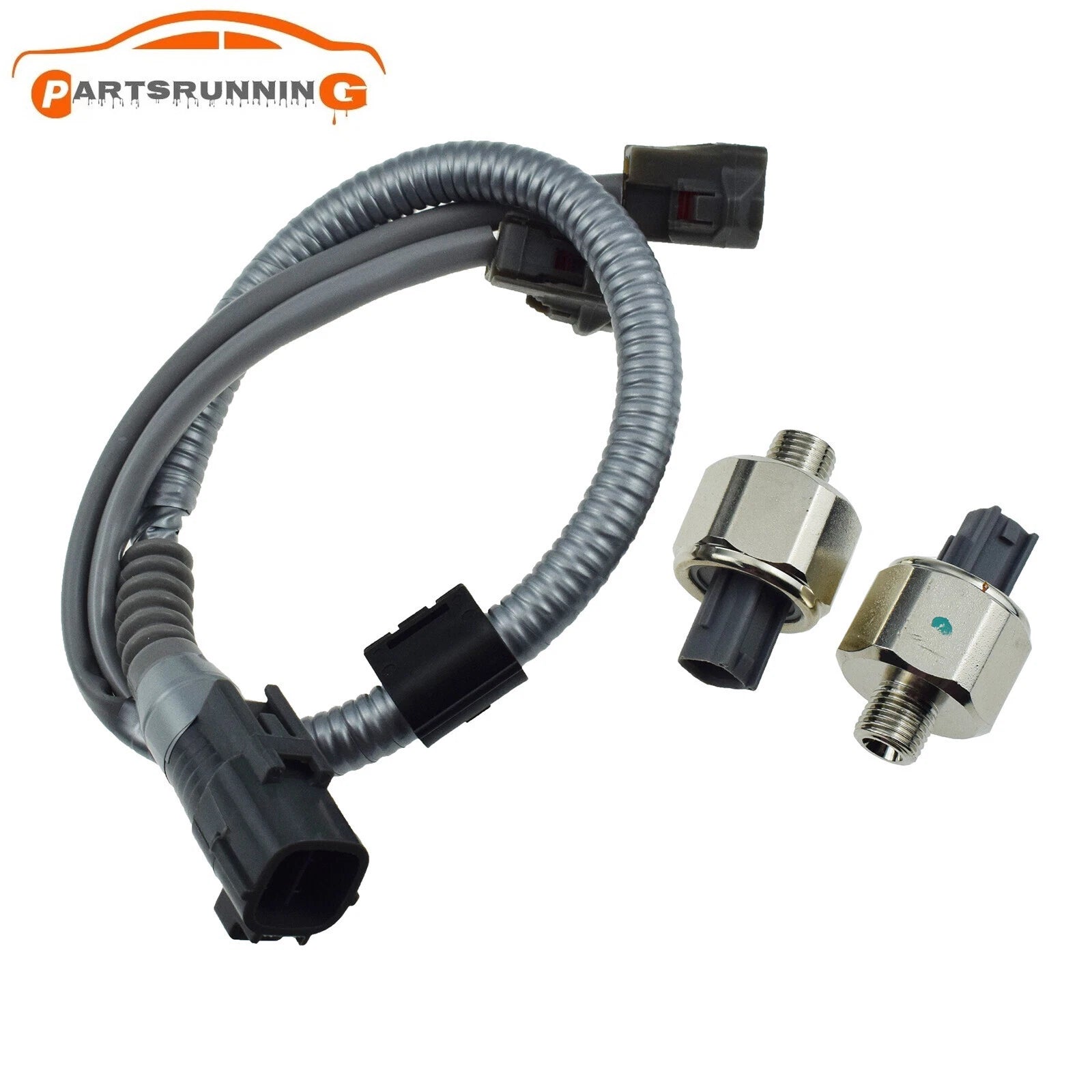 2 Knock Sensor W/ Pigtail Wire Harness Kit For Toyota Lexus Avalon Camry Sienna 6B93BC-57