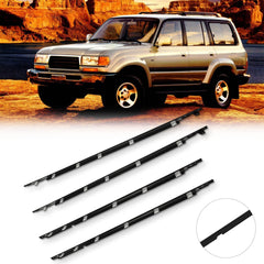 For 1996-1997 Lexus LX450 Front & Rear Door Window Seal Belt Molding 6B93BC-57