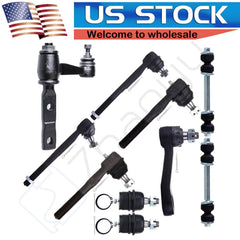 10pcs Front Tie Rod Ends Ball Joints For Ford F-150 Heritage F-250 XLT 1997-2004 6B93BC-57