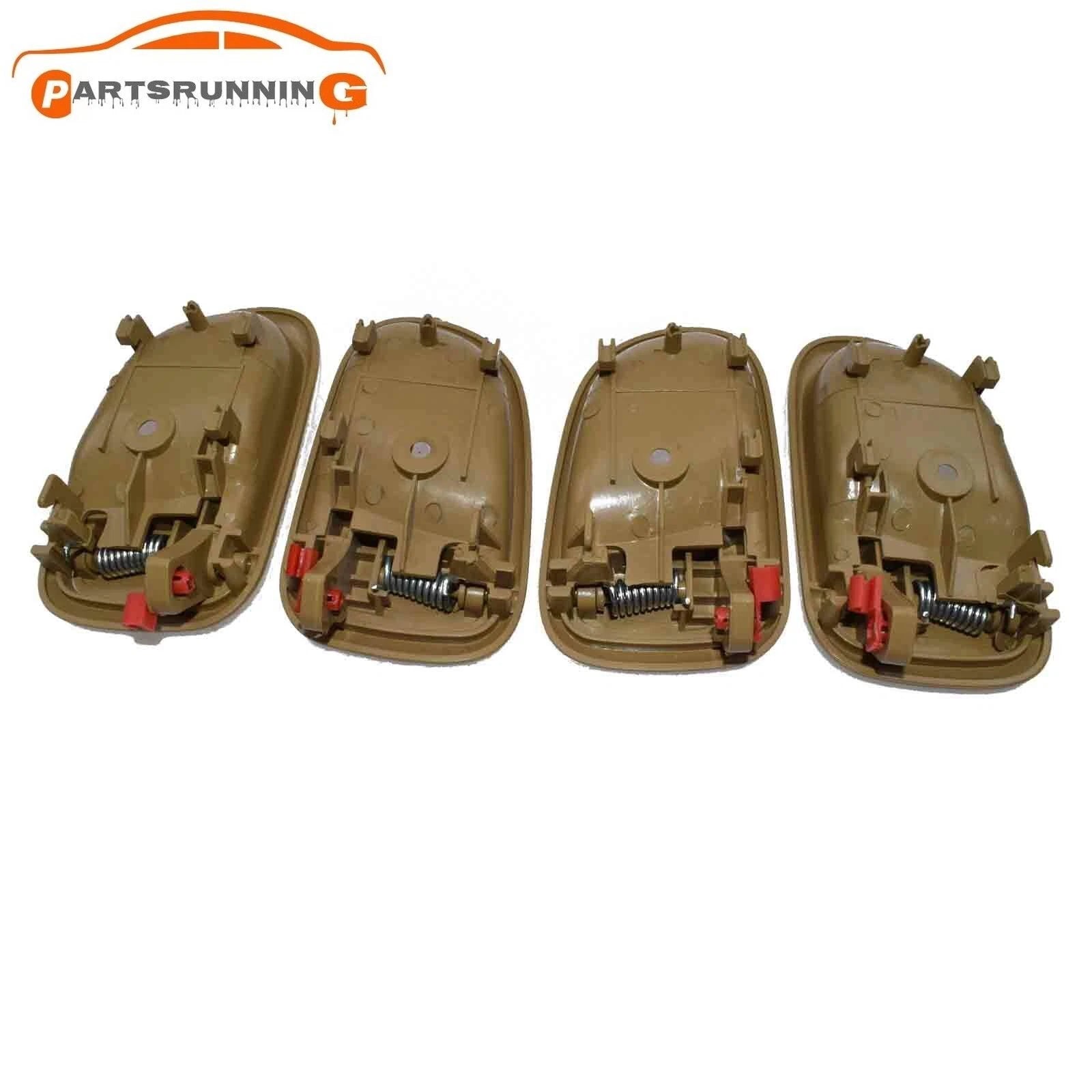For Toyota Corolla 1993-97 Interior Inner Door Handle LH RH Front Rear Beige Set 6B93BC-57
