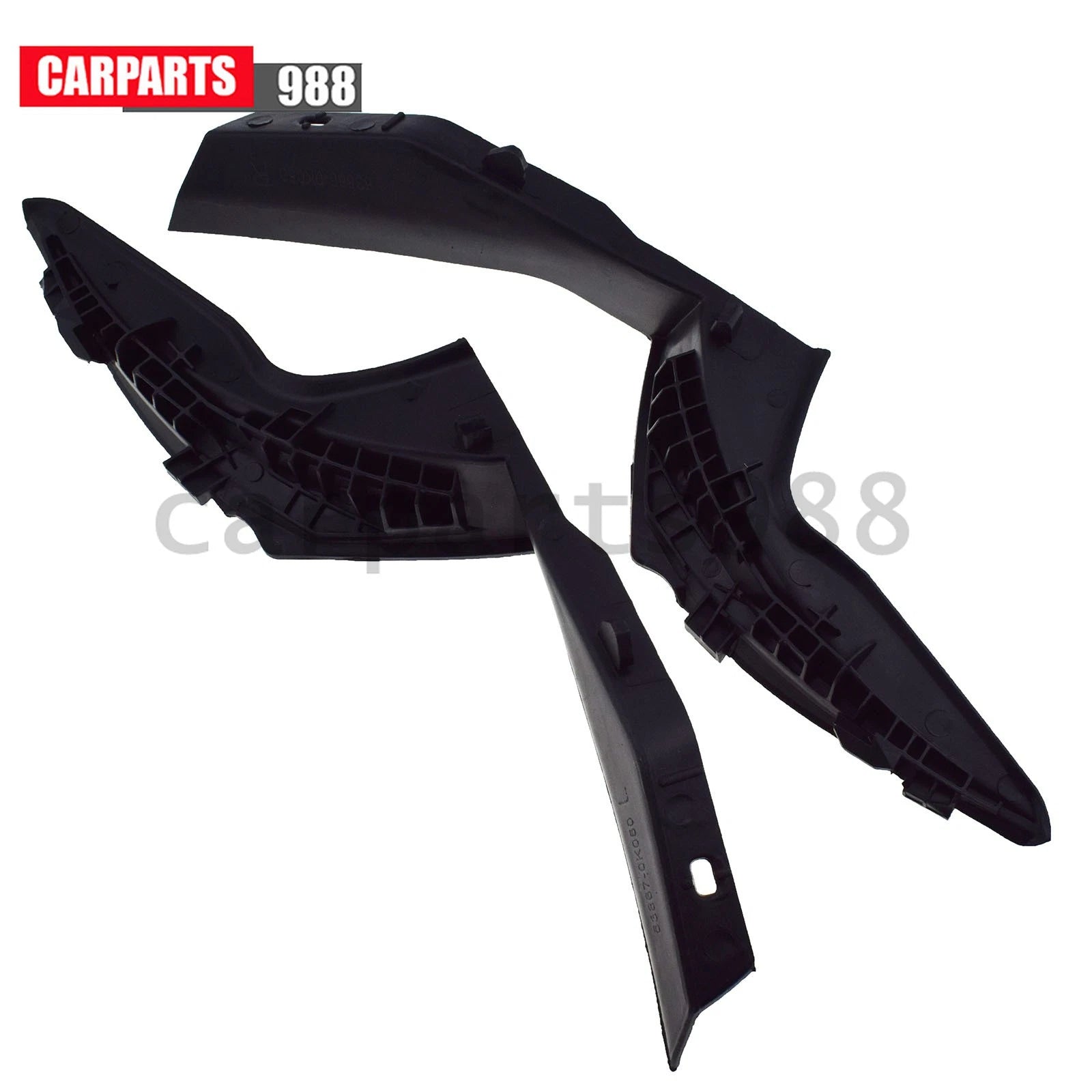 Pair Front Windshield Wiper Cowl Side Cover For Toyota Hilux 2015-17 53866-0K050 6B93BC-57