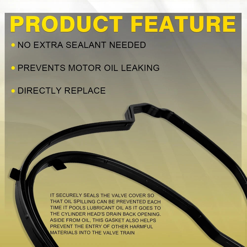 Valve Cover Gasket Kit Set For 2002-2014 Honda CR-V Civic VS50614R VS50382A EOA 6B93BC-57