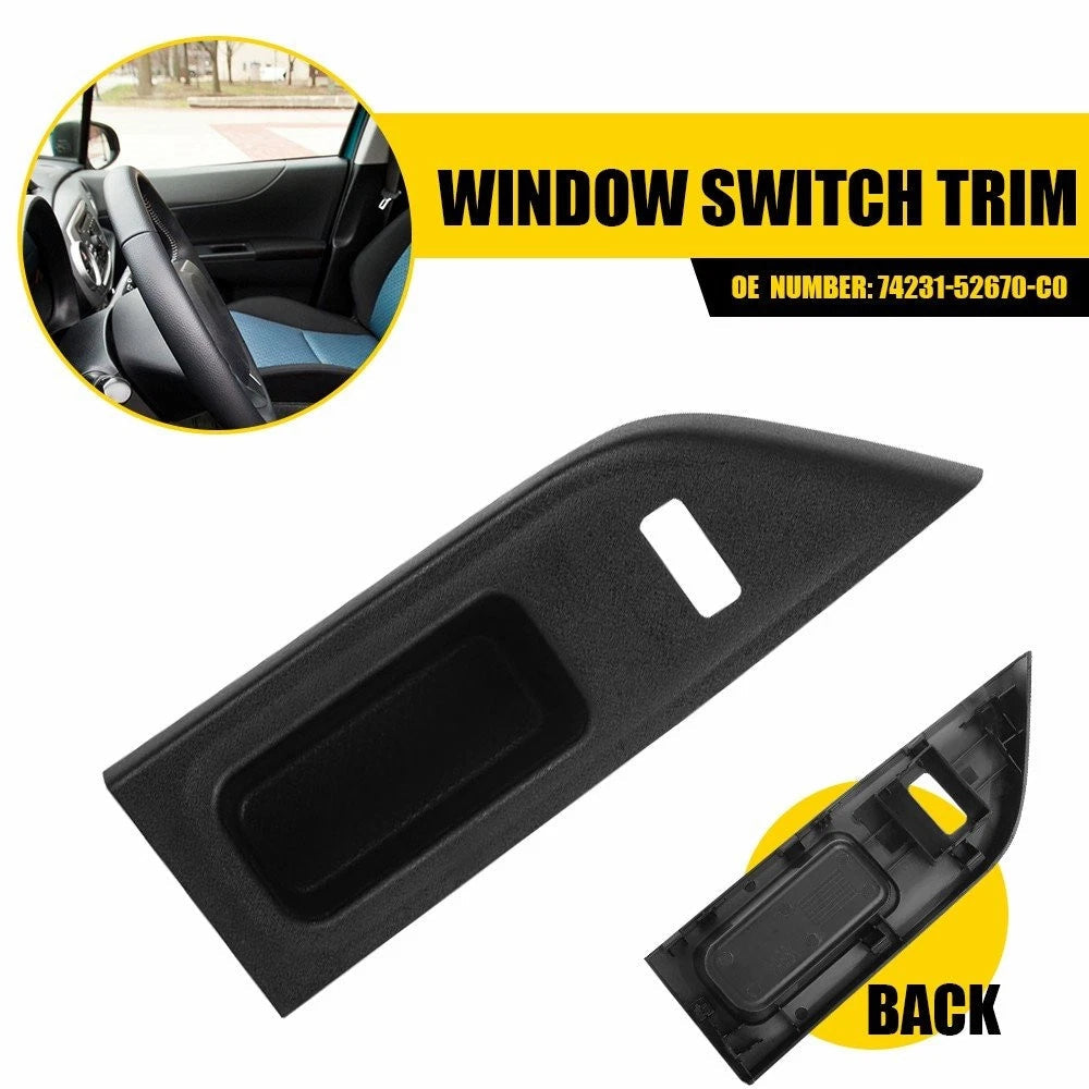 FRONT PASSENGER WINDOW LOCK SWITCH BEZEL TRIM PANEL FOR 2012-2015 TOYOTA YARIS A 6B93BC-57