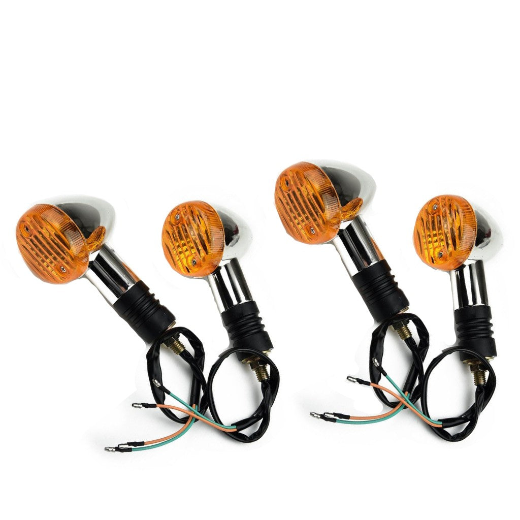 4pcs Motorcycle Turn Signal Indicator Light Blinker for kawasaki Suzuki Honda