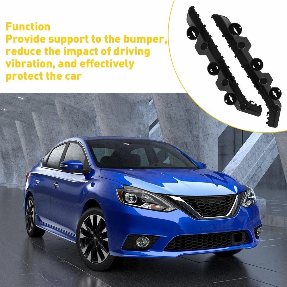 For 2016 2017 2018 Nissan Sentra Front Bumper Brackets Retainers Left Right 2pc 6B93BC-57