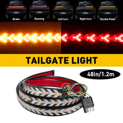 Truck Tailgate 48" Arrow Strip Sequential LED Signal Brake For Dodge Bar Light A 6B93BC-57