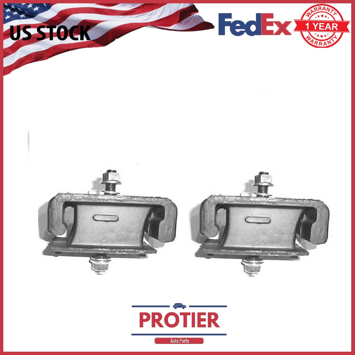 Fits: 1990-2005 Mazda Miata 1.6 / 1.8L Front Left & Right Motor Mount 6B93BC-57
