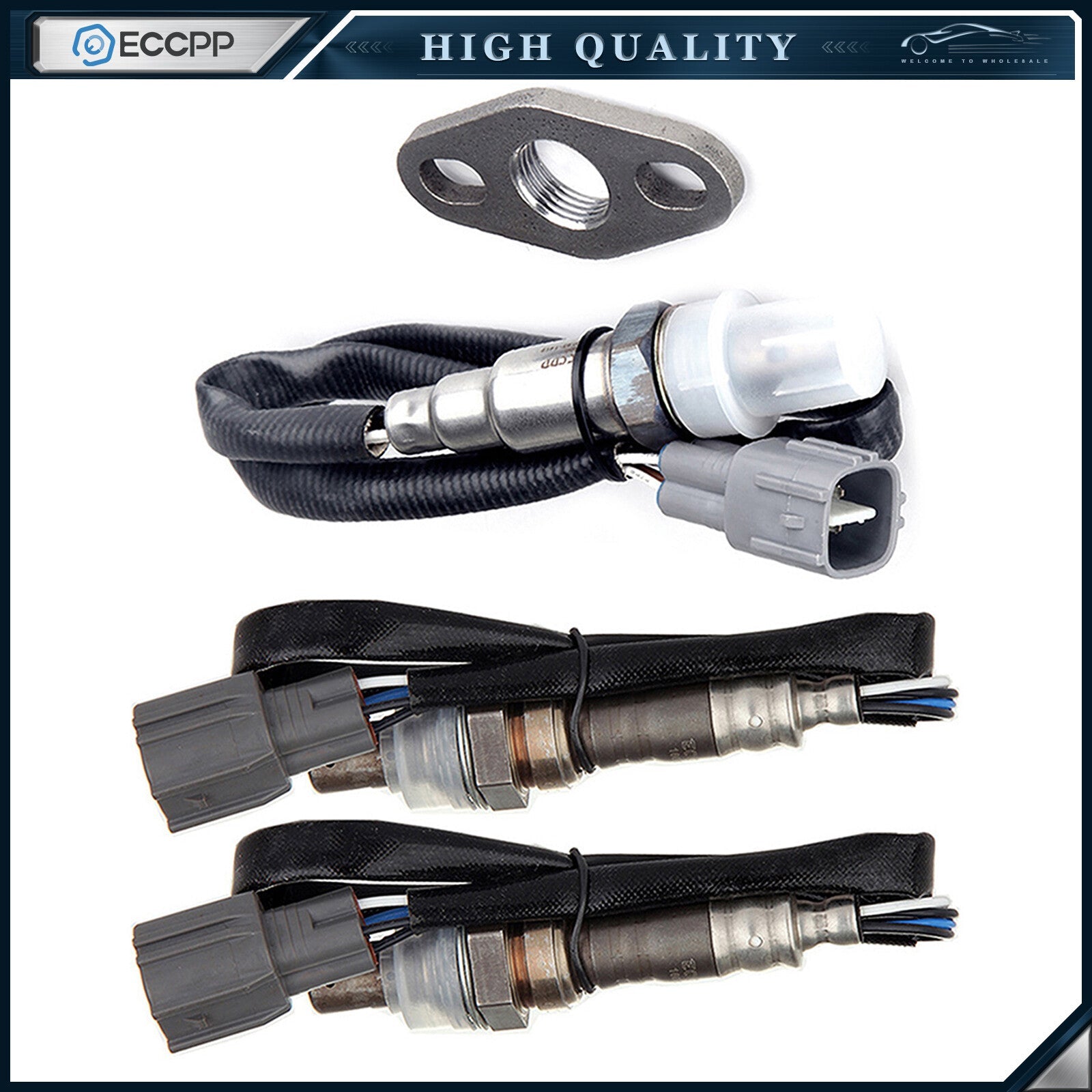 3pcs Front & Rear Oxygen Air Fuel Ratio Sensor for 1999-2003 Lexus RX300 3.0L 6B93BC-57