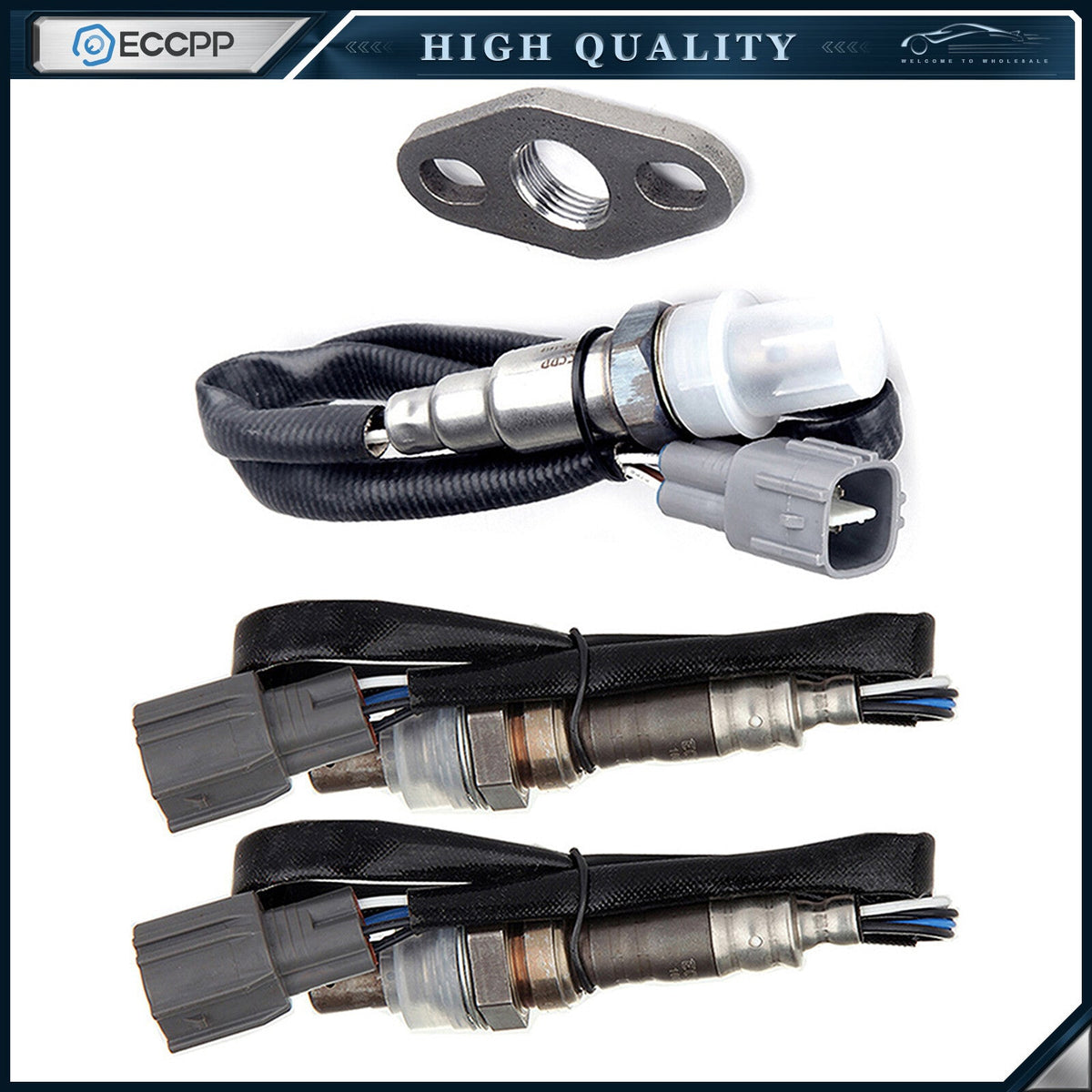 3pcs Front & Rear Oxygen Air Fuel Ratio Sensor for 1999-2003 Lexus RX300 3.0L 6B93BC-57