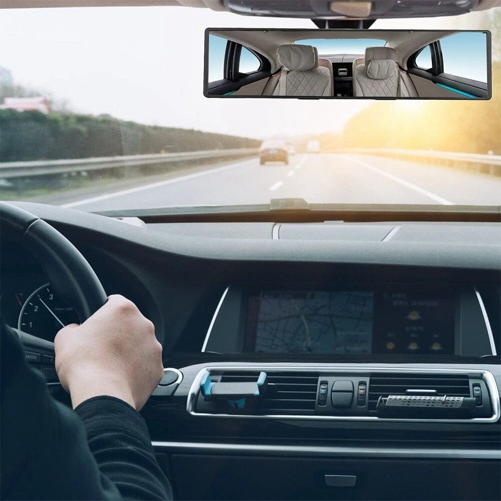 Angle View Panoramic Wide Angle Rear View Mirro Mirror Lens 270mm White Tint EA 6B93BC-57