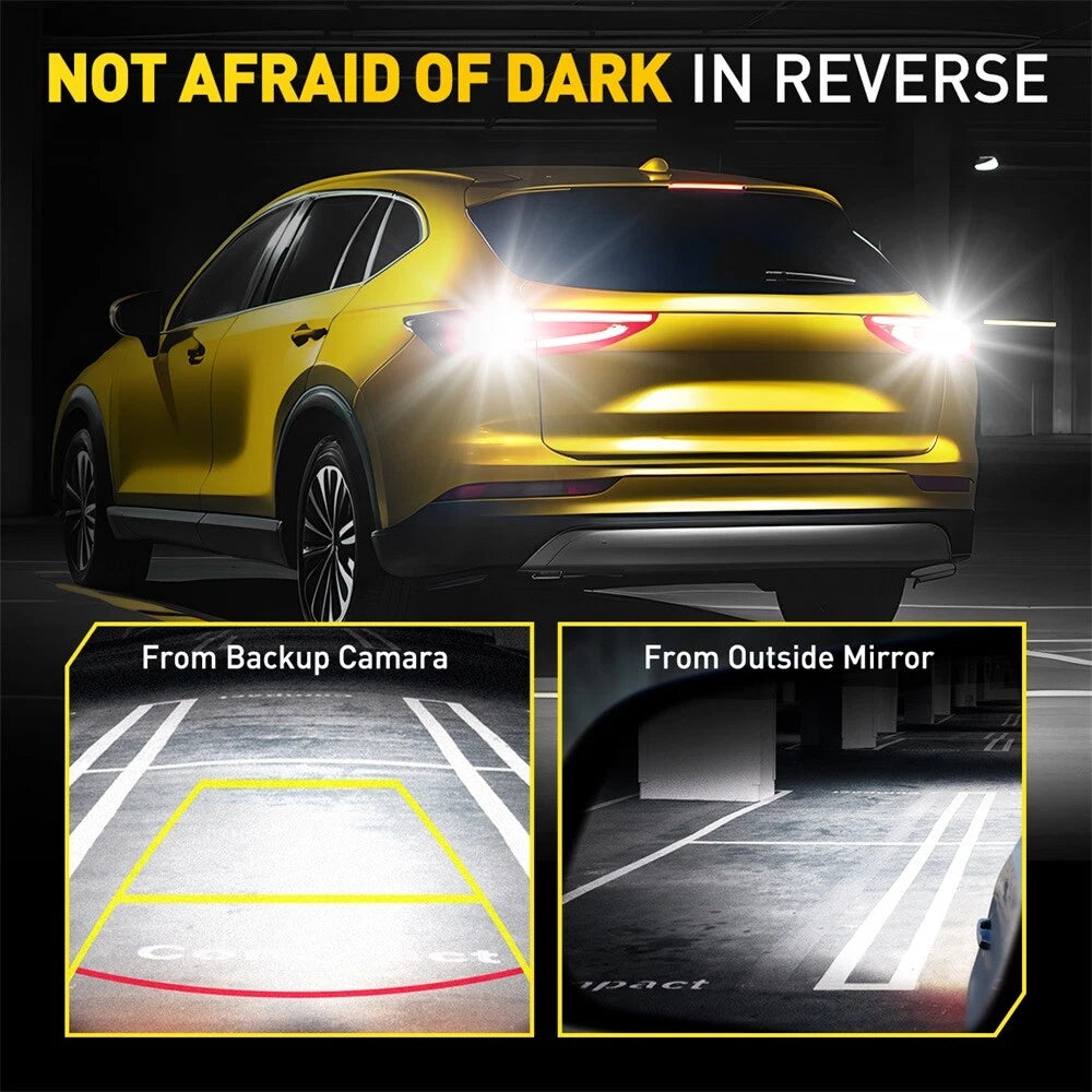 AUXITO 921 912 T15 LED Reverse Backup Light Bulb Super Bright White 4000LM EOA AUXITO