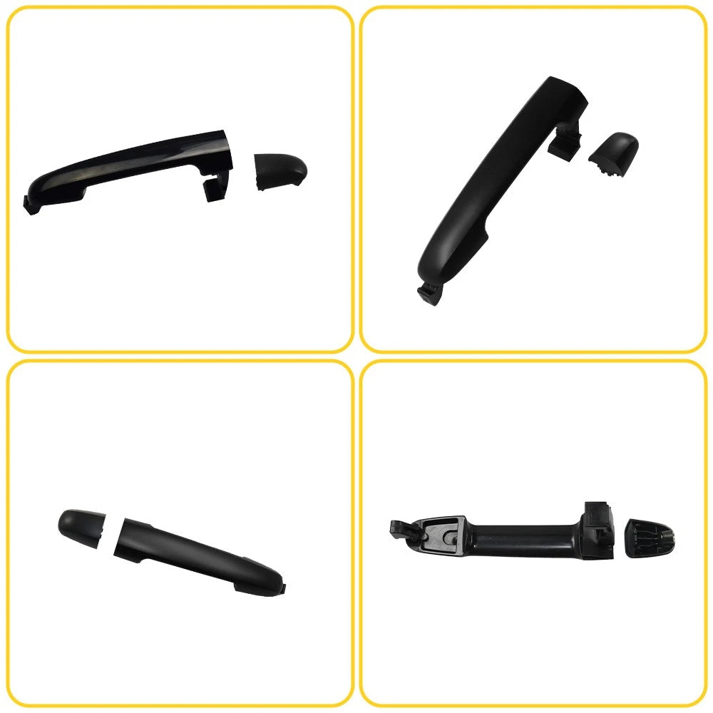 For 06-10 Hyundai Sonata Front Exterior Door Passenger Handle Primed Plastic EOA 6B93BC-57