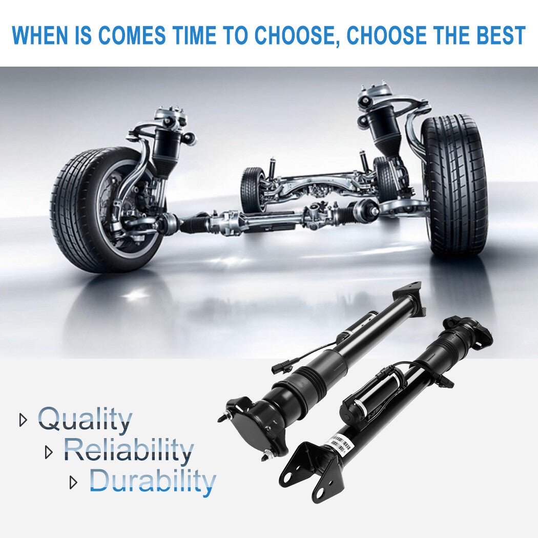 Rear Pair Air Suspension Shocks For Mercedes W164 ML320/350 X164 GL450 GL550 ADS 6B93BC-57