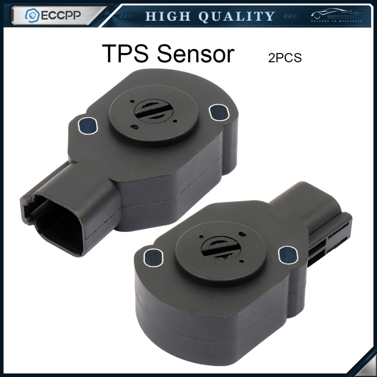 ECCPP For 1998-2007 Dodge Ram 2500 Cummins Diesel 2pcs Throttle Position Sensor ECCPP