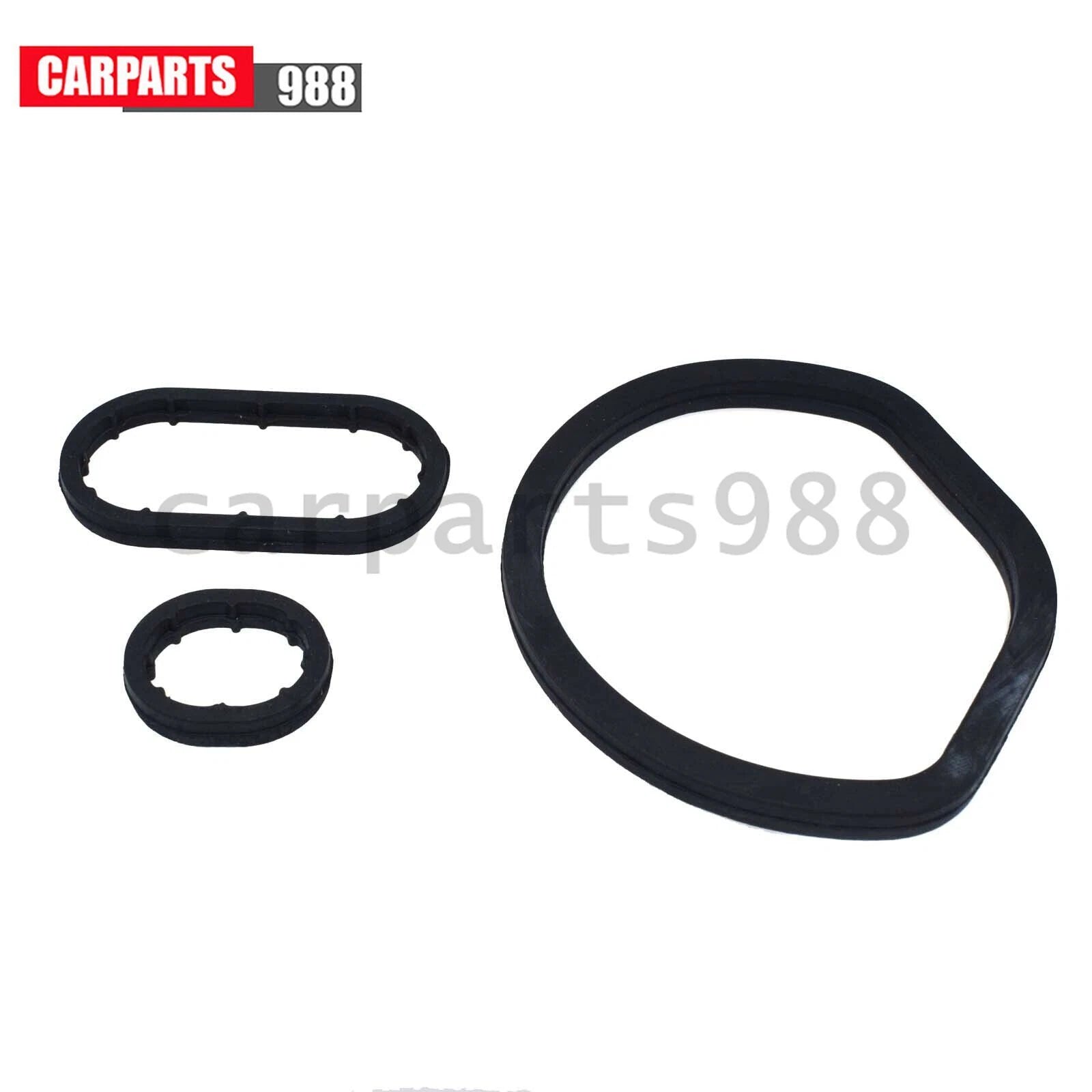 3Pcs Engine Oil Cooler Seal Kit for Mercedes ML500 S430 S500 E320 1121840061 6B93BC-57