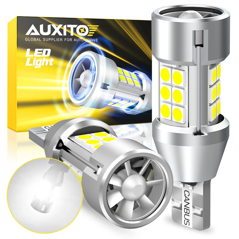AUXITO 921 912 T15 LED Reverse Backup Light Bulb Super Bright White 4000LM EOA AUXITO