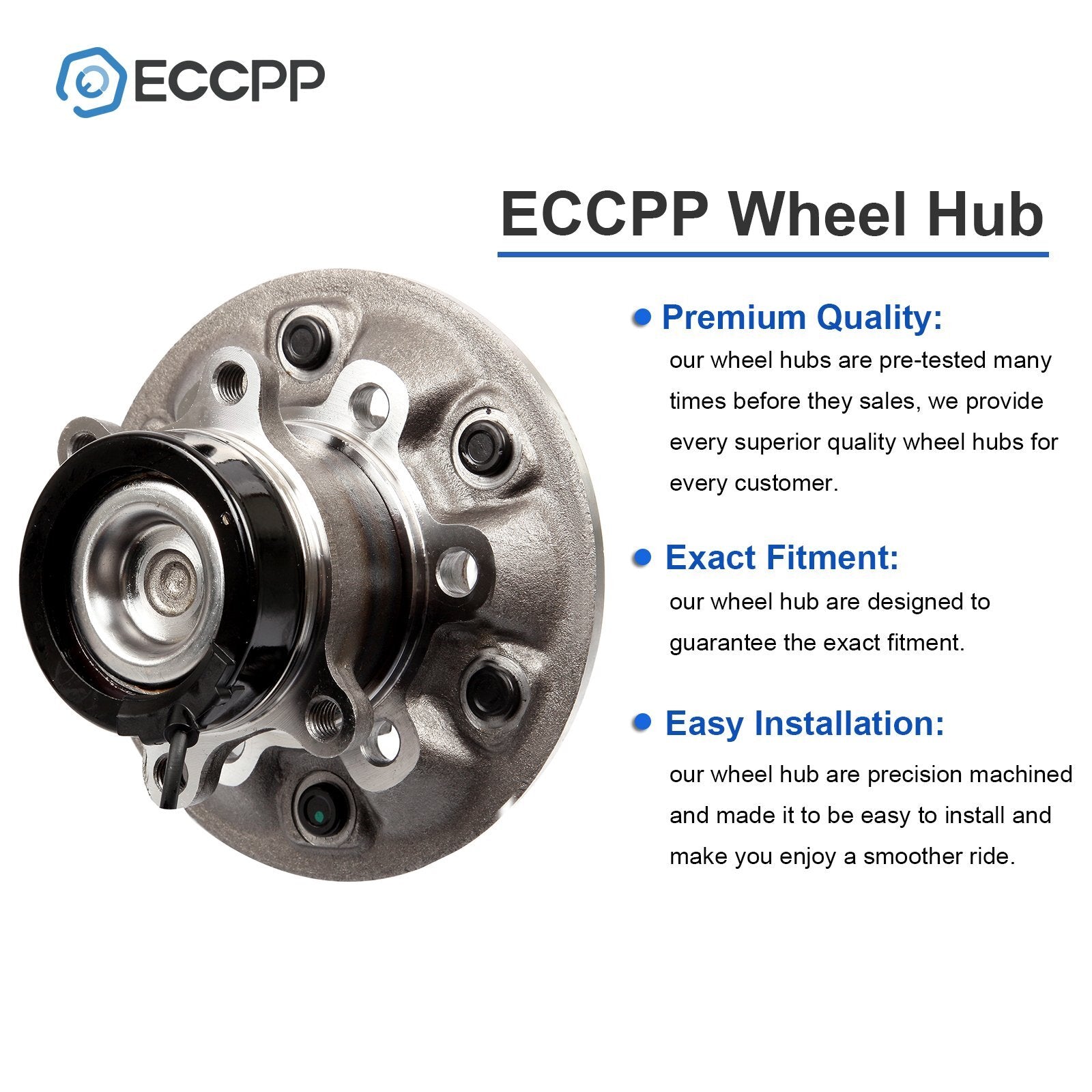 1Pc Wheel Hub Bearing Front Right 2WD For Chevy Colorado GMC Canyon Z71 Off-Road 6B93BC-57