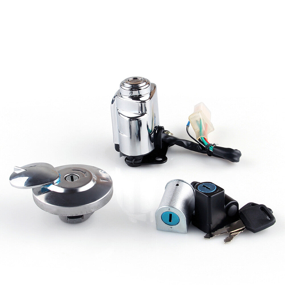 Ignition Switch Fuel Gas Tank Cap Set for VTX1300C VTX1300R VTX1300S VTX1300T 6B93BC-57