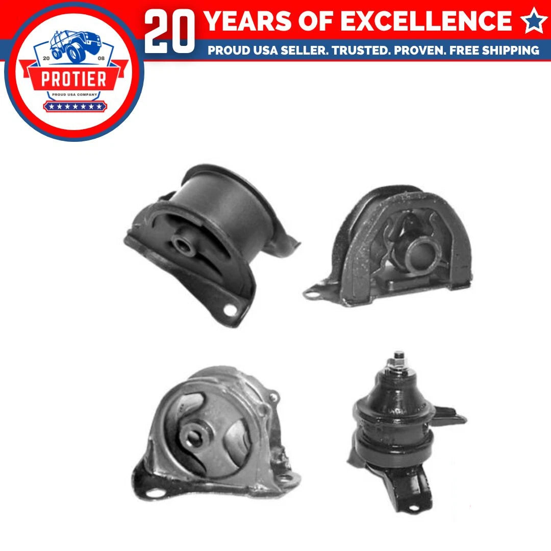 Motor & Trans Mount Set 4PCS for 1997-2001 HONDA CR-V 2.0L for Auto Trans 6B93BC-57