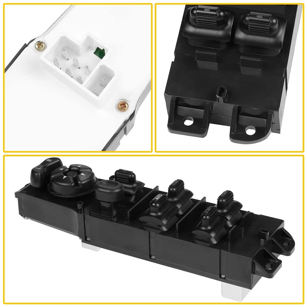 Master Power Switch Door Window Fits 1997-2001 Cherokee Sport Jeep 12+8 Pin Auto 6B93BC-57