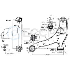 6x Tie Rods Lower Control Arms Suspension Kit For 2001-2010 Chrysler PT Cruiser KOEEP