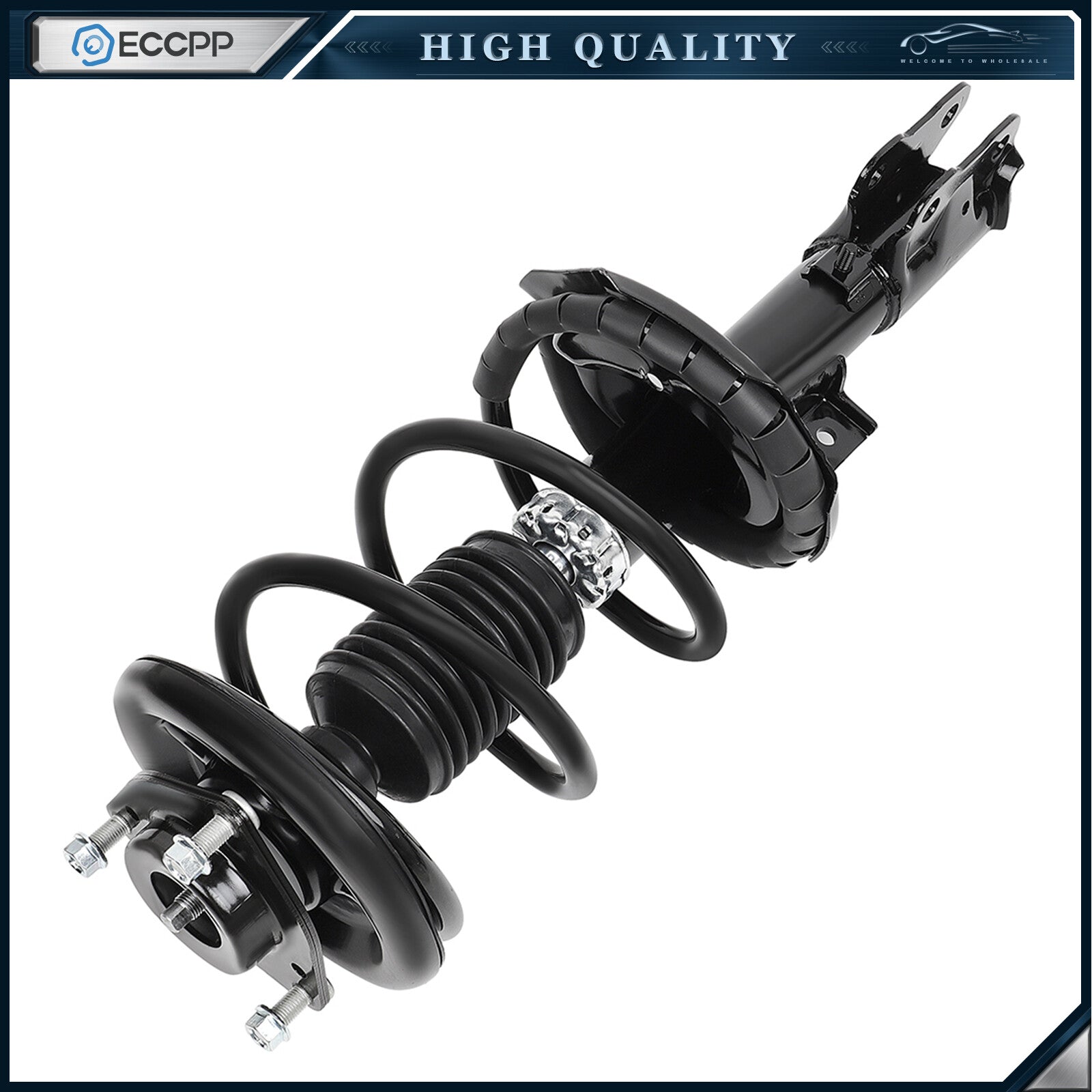 For 2008-2010 Mitsubishi GTS Lancer Complete Struts Shock Coil Spring Assembly MITSUBISHI