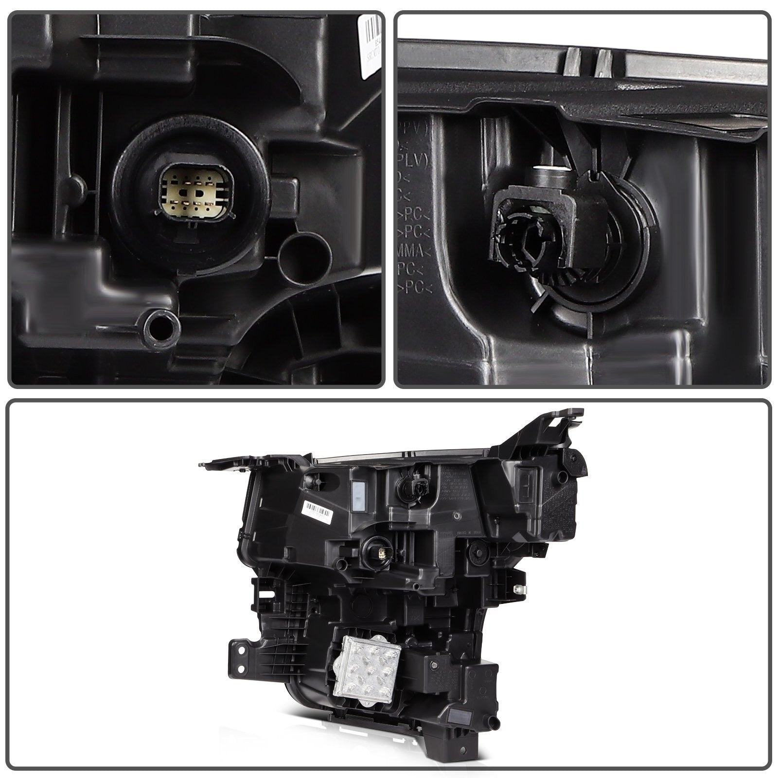Passenger Right Side LED Headlight For 2021-2023 Chevrolet Suburban Tahoe Black 6B93BC-57