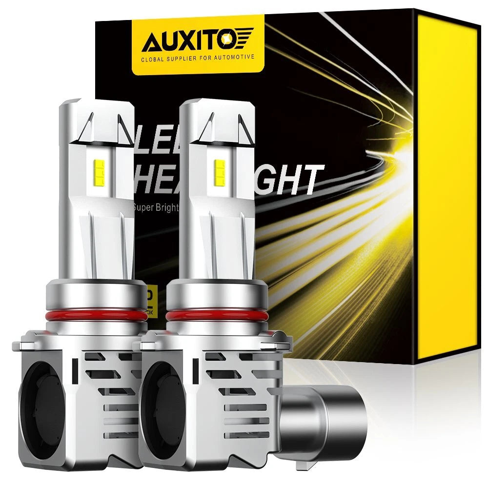 4X AUXITO 9005 9006 LED Headlight Kit Bulb High Low Beam Super White M3 US EOA AUXITO