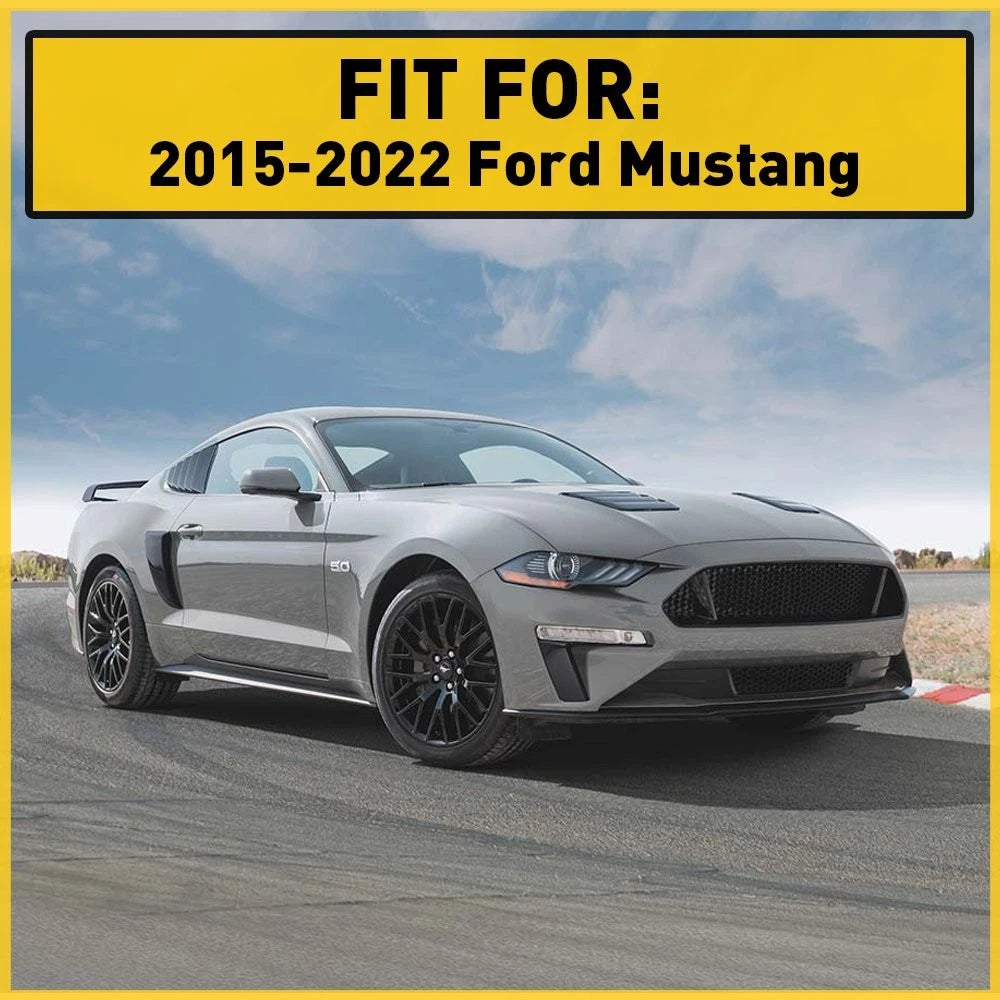 Car Steering Wheel Cover Carbon fiber For Ford 2015 Mustang 16 17 18 19 20 21 22 6B93BC-57