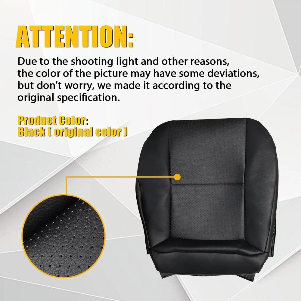 Driver Passenger Bottom Leather Seat Cover For 08-14 Mercedes Benz C250 300 350 6B93BC-57