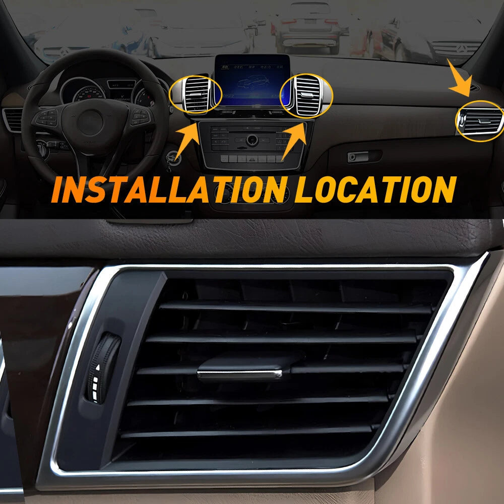 A/C Air Vent Outlet Tab Clip kit For Mercedes-Benz W166 GL350 GL450 ML350 EA 6B93BC-57