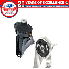 Fits 2006-2011 Honda Civic 2.0L Front & Front Right Engine Motor Mount 2PCS : 6B93BC-57
