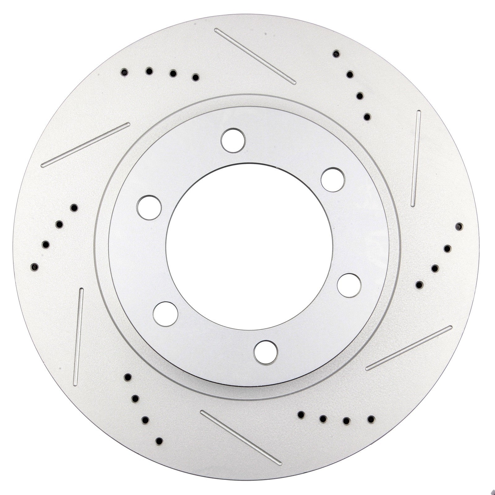 Front Drilled Brake Rotors Black Pair 2 for Toyota Tacoma FJ Cruiser 4Runner V6 6B93BC-57