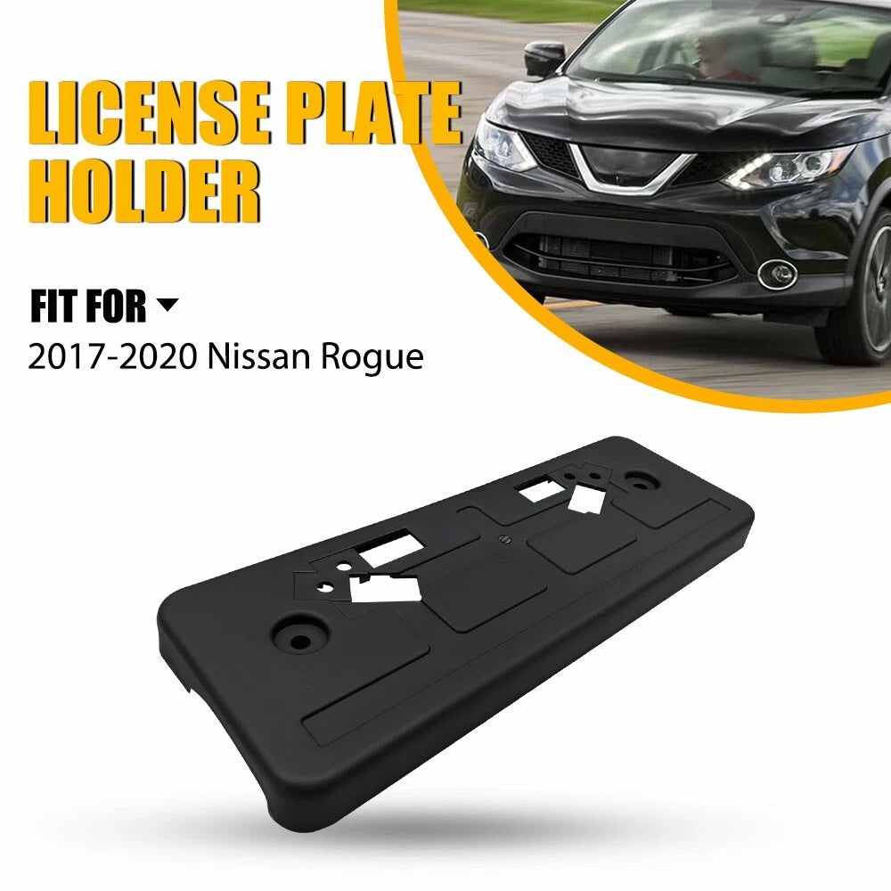 For 17-20 Nissan Rogue Front License Tag Plate Frame Bracket Holder Replacement 6B93BC-57