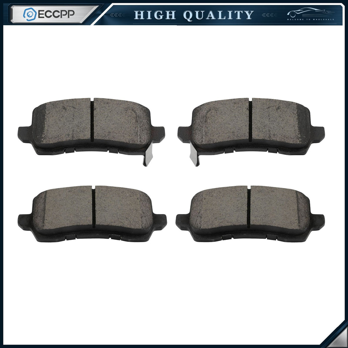 Rear Performance Ceramic Brake Pads Kit for Honda for Van Odyssey 2021 6B93BC-57