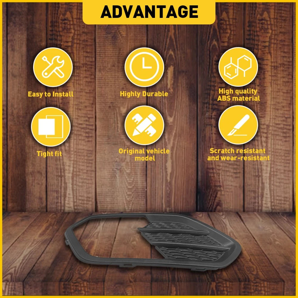 For 2017-2019 Ford Escape Kuga Left Side Front Bumper Fog Lamp Light Cover Grill 6B93BC-57