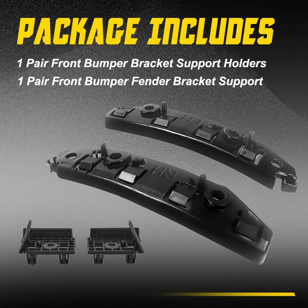 8PC For 17-20 Tesla Model 3 Front Bumper Bracket Fender Retainer Bracket Support 6B93BC-57