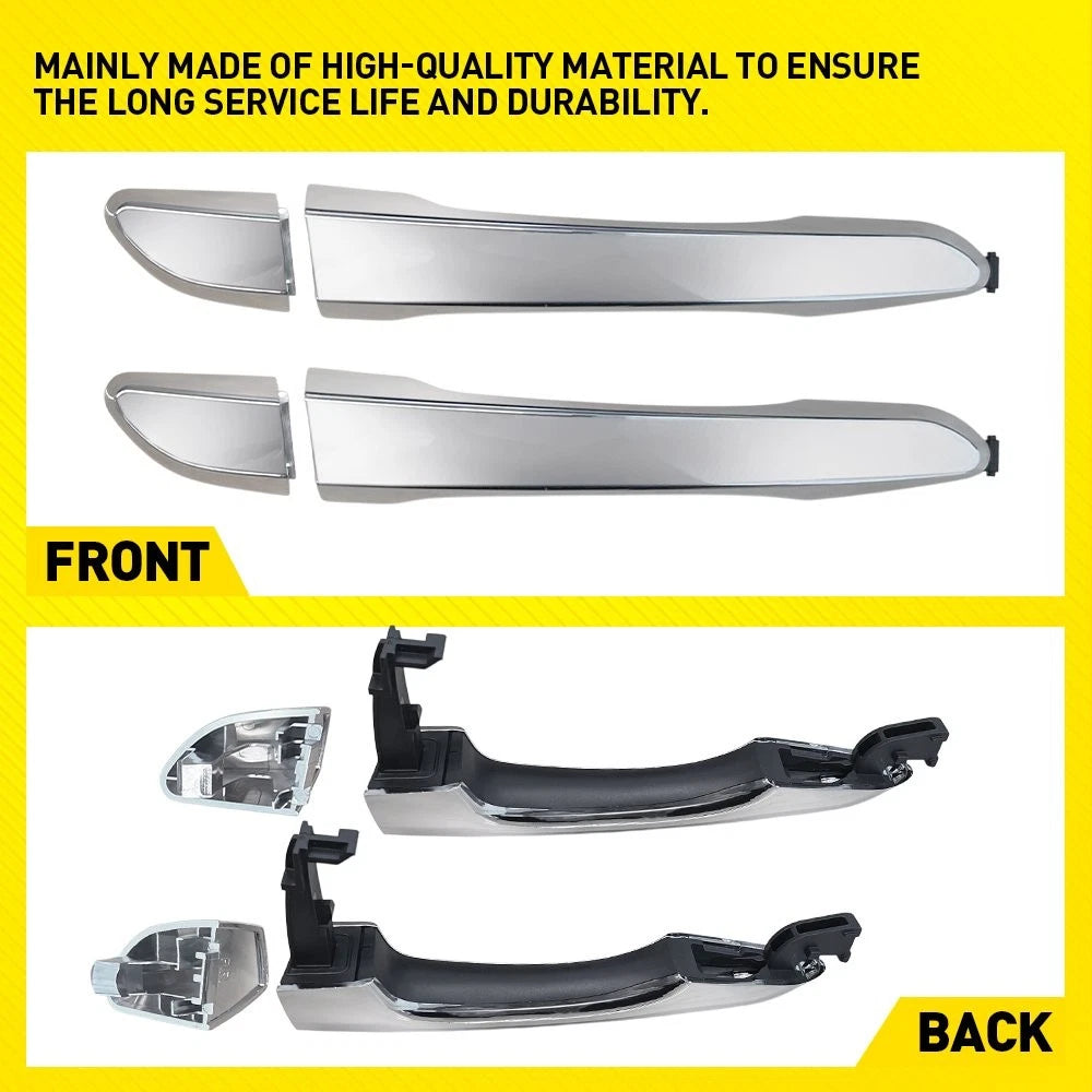 2X Outside Exterior Door Handle Front Rear Passenger For 16-21 Hyundai Tucson EA 6B93BC-57
