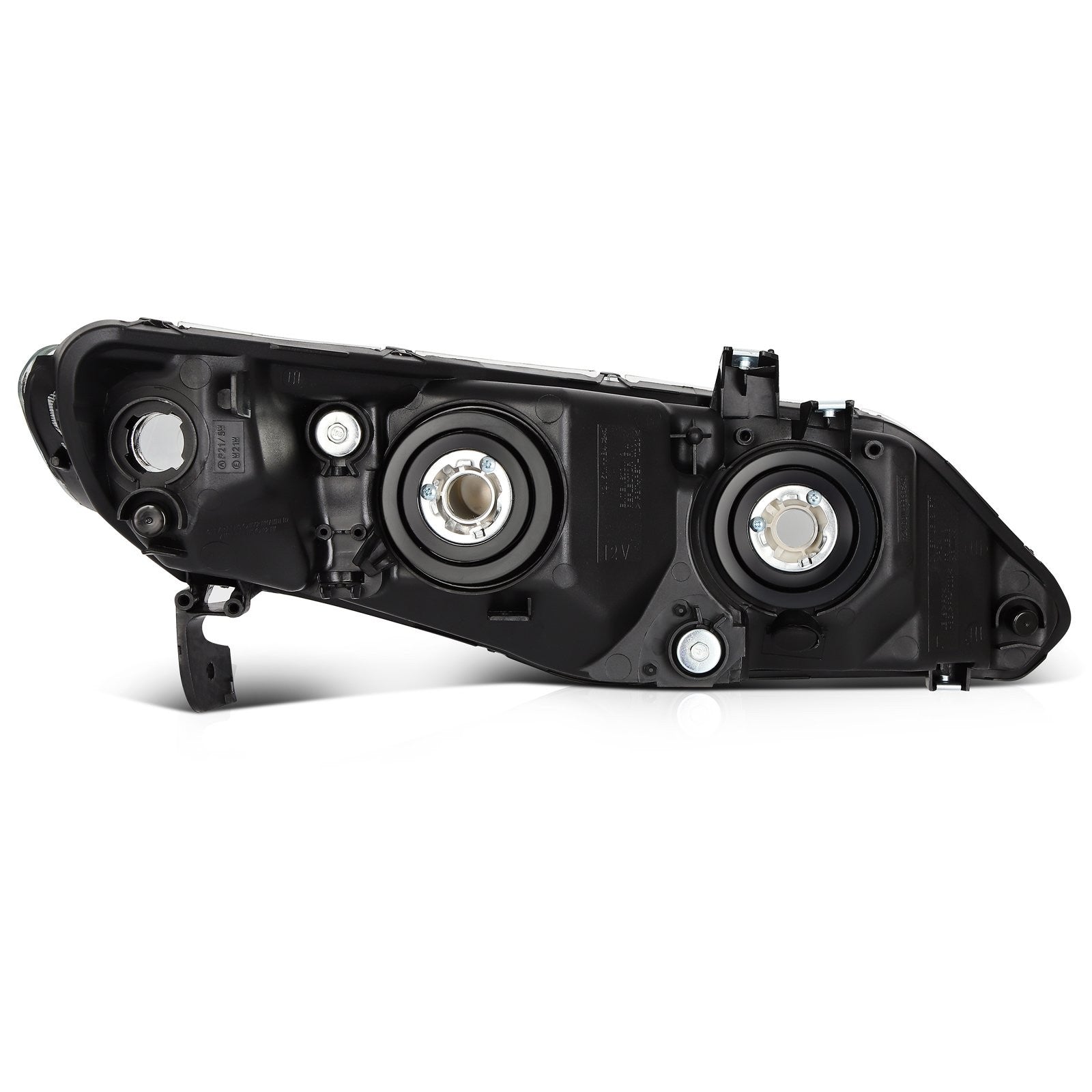ECCPP Headlights Assembly For Honda Civic 1.8L 2.0L 2006-2011 Pair Kit Chrome 6B93BC-57