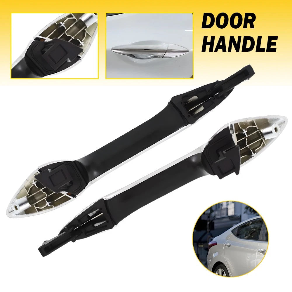 2pcs Exterior Rear Left Right Side Door Handle For 2011-2016 Hyundai Elantra EOA 6B93BC-57