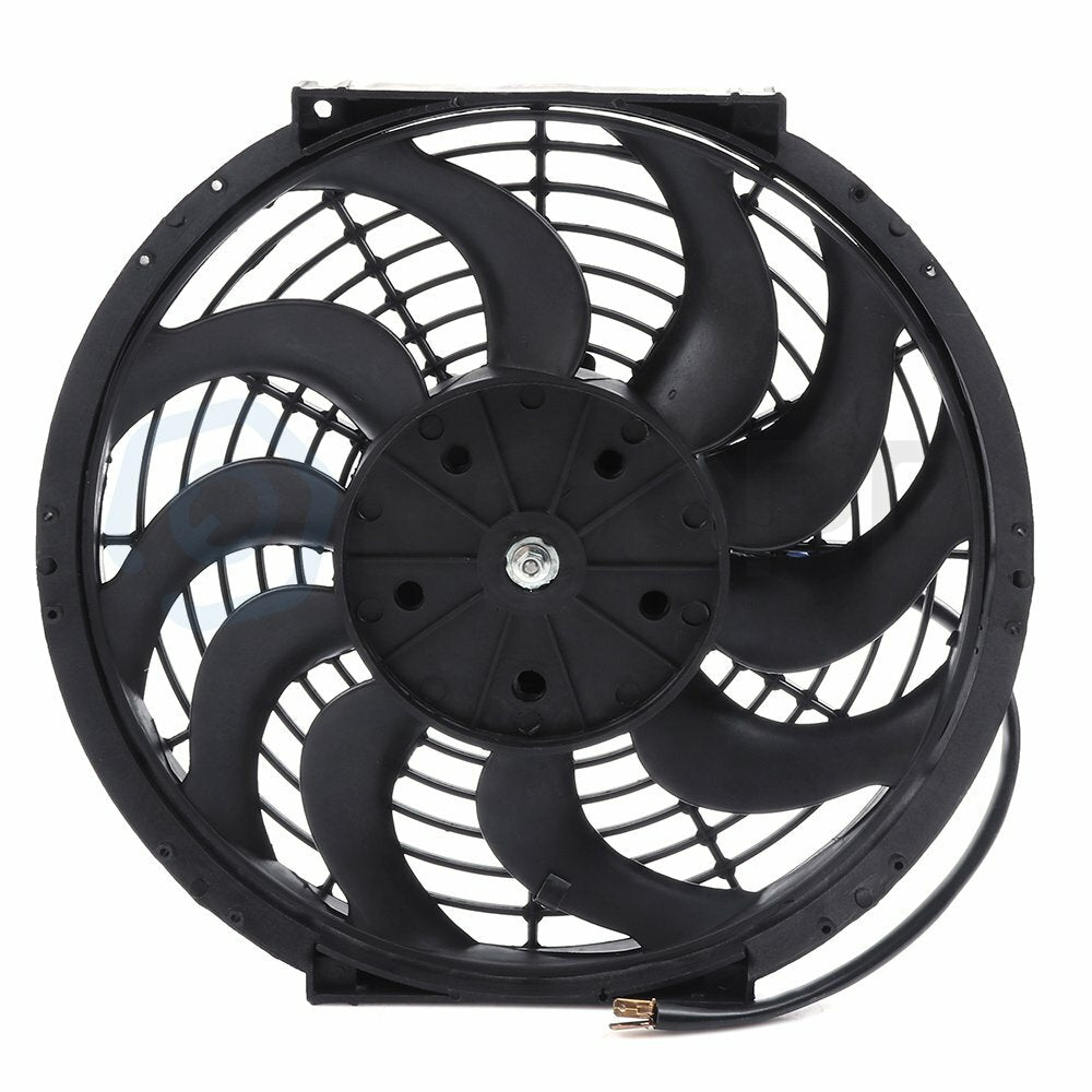 Radiator Condenser Cooling Fan 12" Inch Universal Push Pull Mounting Kit 6B93BC-57