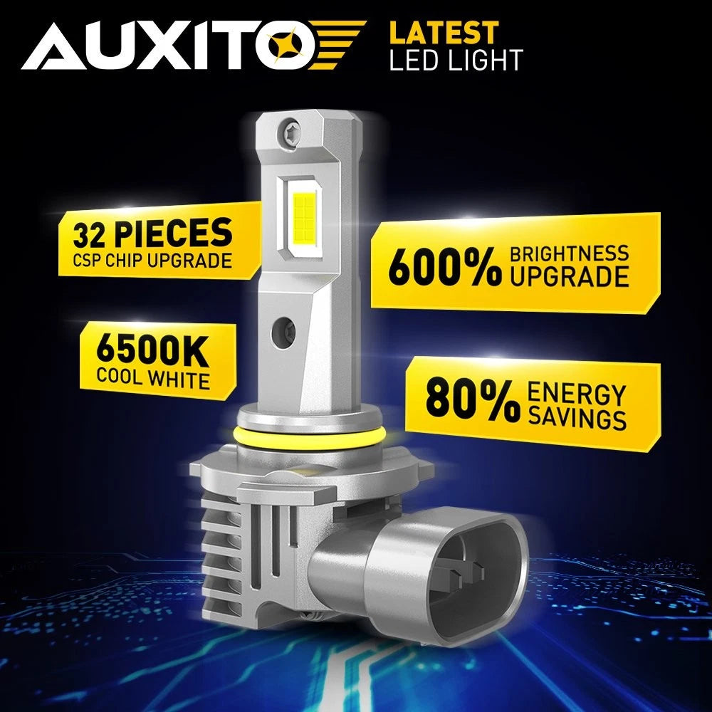 AUXITO H10 LED Headlight Fog Bulbs Conversion Kit High Low Beam Lamp 9145 6500K AUXITO