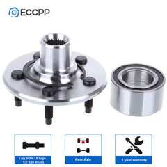 1X Rear Wheel Hub & Bearing Kit For Ford Explorer Mercury Mountaineer 2002-2010 6B93BC-57