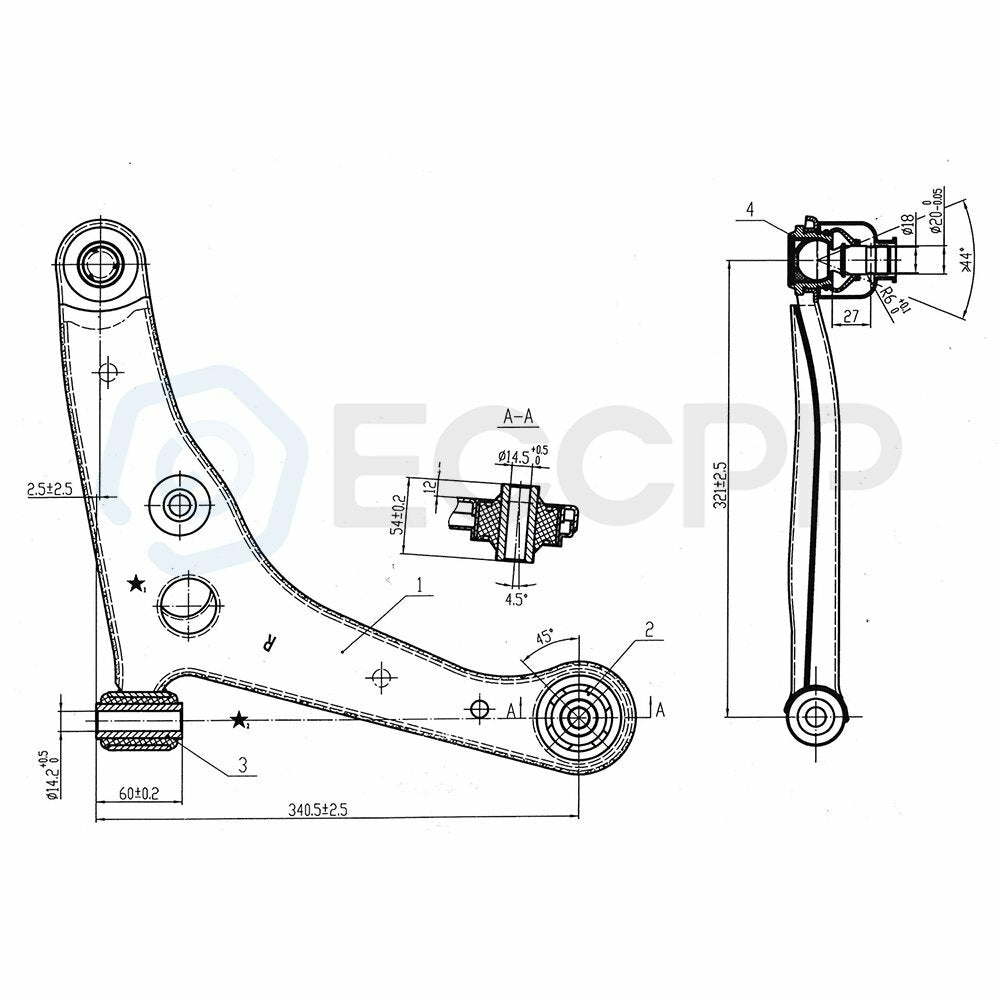 8pcs Front Control Arm Tie Rod End Sway Bar For 2002-2005 2006 Mitsubishi Lancer MITSUBISHI