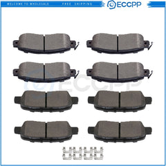 Front and Rear Brake Ceramic Pads For Nissan Altima 2013 Sedan Models Anti Noise 6B93BC-57