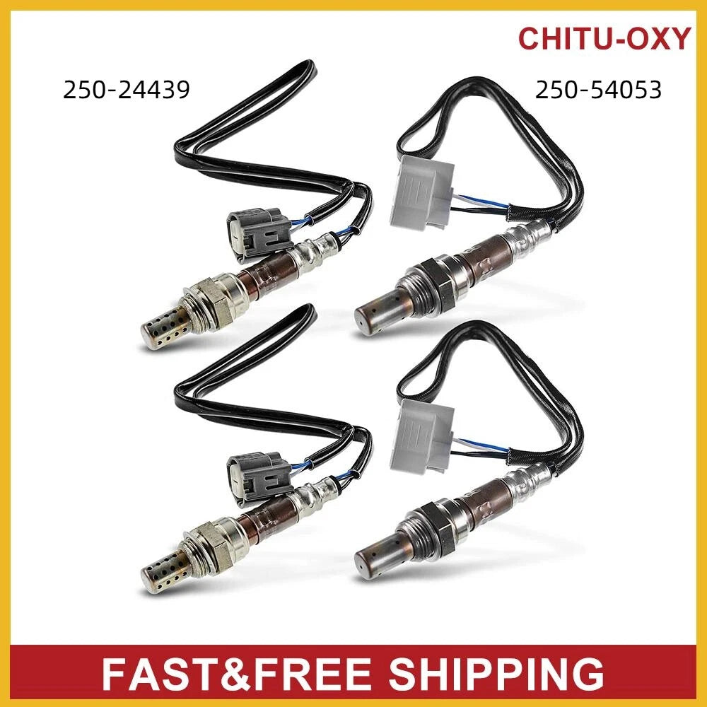 4Pcs Upstream & Downstream O2 Oxygen Sensor for Jaguar XJ8 XJR XK8 XKR V8 4.0L 6B93BC-57