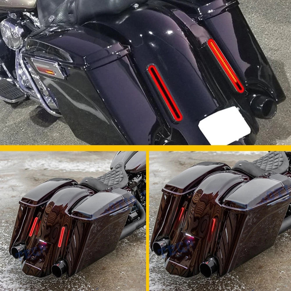 Motorcycle LED Running Brake Turn Stop Signal Tail Light Flowing Bar For UTV ATV 6B93BC-57