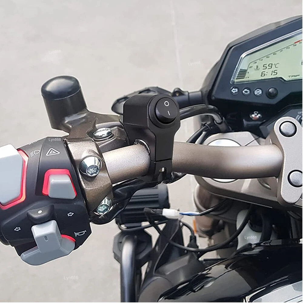 Motorcycle Handlebar 12V Dirt Bike Light Switch For 7/8" Handlebars 22mm EOA 6B93BC-57