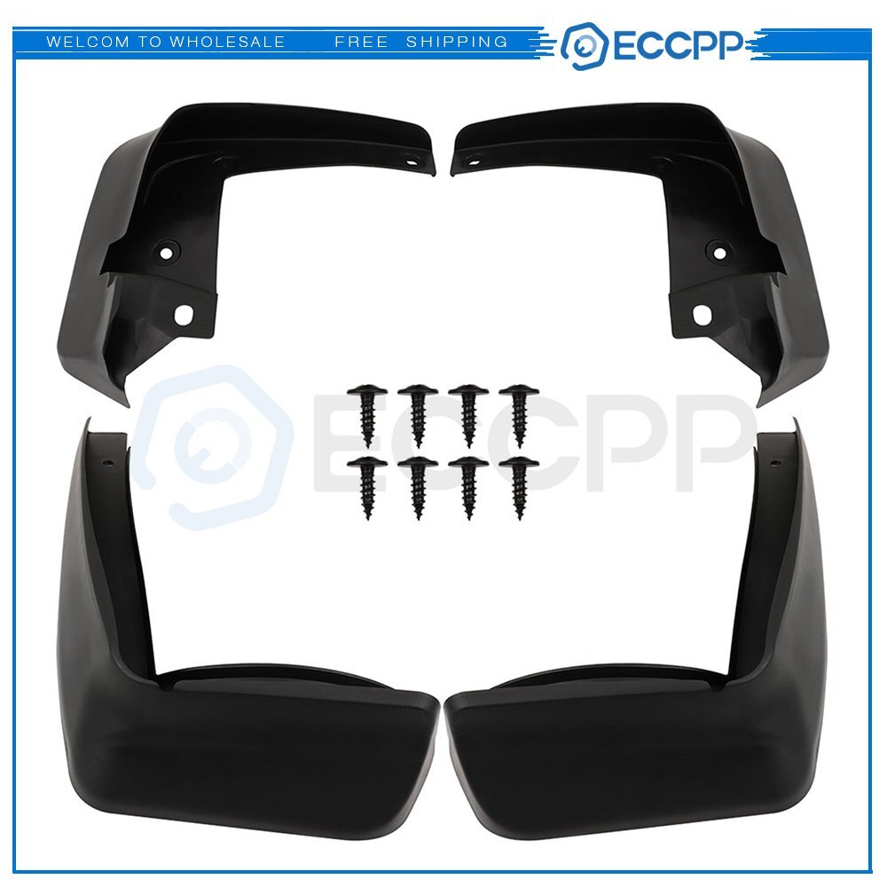 Qty 4 Mud Flaps Splashguards Fits 2008-2012 Honda Accord Sedan Front & Rear Kits 6B93BC-57