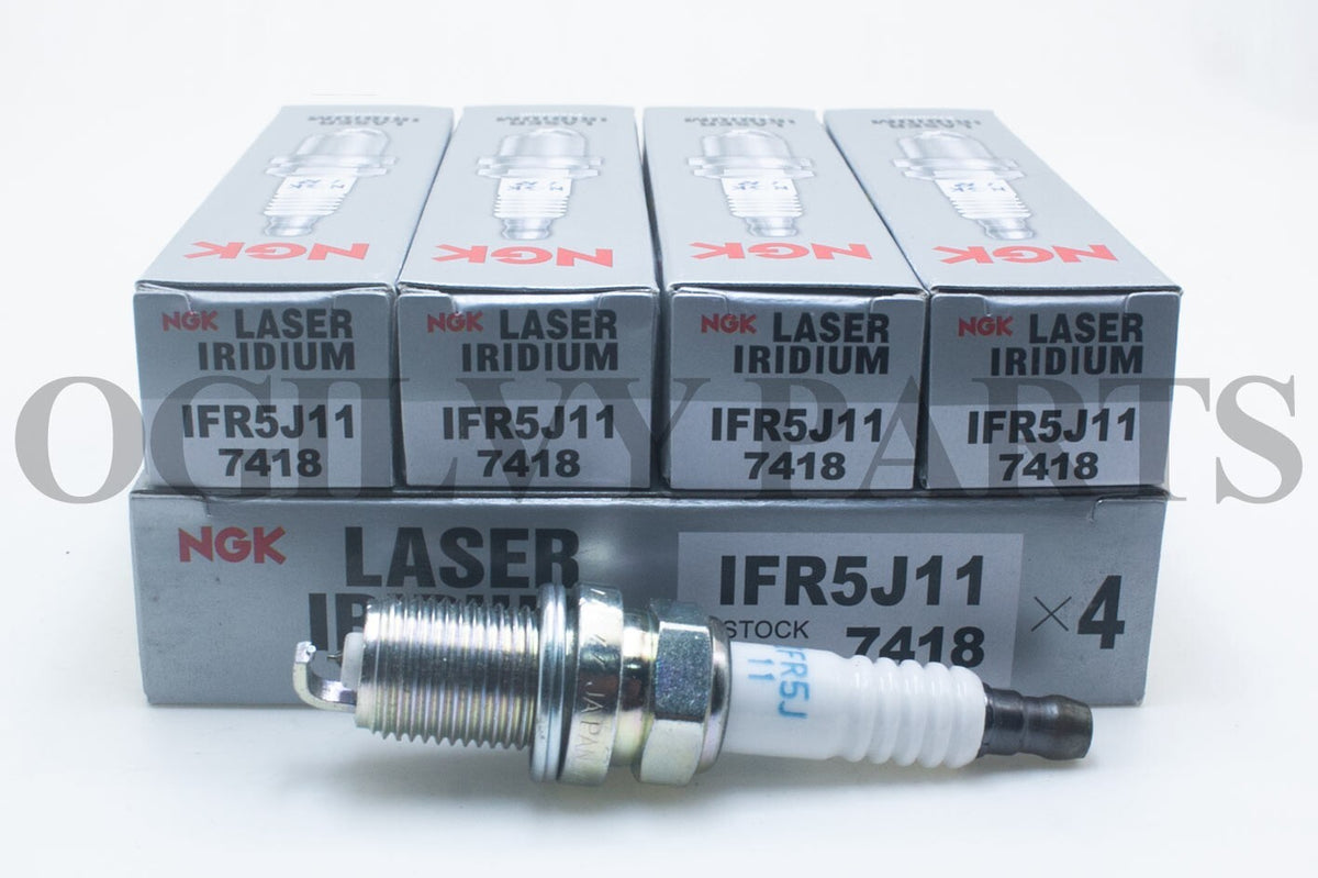 NGK IFR5J11 (6PC) Laser Iridium 7418 For Suzuki Pre-Gapped Long-Life Spark Plugs